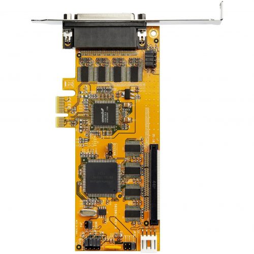 Startech .com 8-Port PCI Express RS232 Serial Adapter Card -PCIe to Serial DB9 Controller 16C1050 UARTLow Profile15kV ESDWin/Linux -… PEX8S1050LP