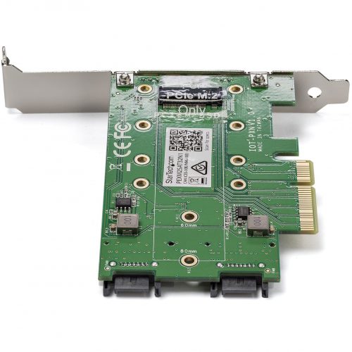 Startech .com M.2 Adapter3 Port1 x PCIe (NVMe) M.22 x SATA III M.2SSD PCIE M.2 AdapterM2 SSDPCI Express SSDMount both P… PEXM2SAT32N1