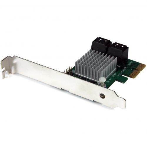 Startech .com 4 Port PCI Express 2.0 SATA III 6Gbps RAID Controller Card with HyperDuo SSD TieringAdd 4 Internal SATA III (6Gbps) ports to… PEXSAT34RH
