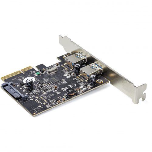 Startech .com 2-Port USB PCIe Card 10Gbps/portUSB 3.1/3.2 Gen 2 Type-A PCI Express 3.0 x2 Host Controller Expansion CardWindows/Linux -… PEXUSB312A3