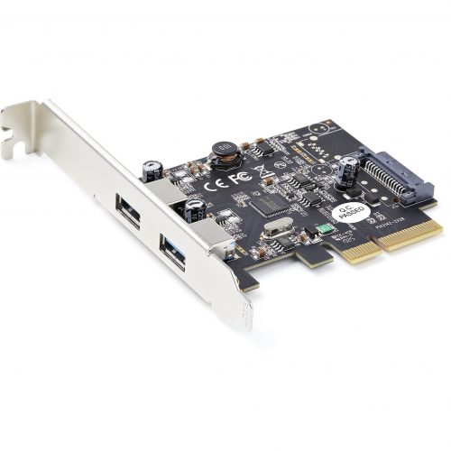 Startech .com 2-Port USB PCIe Card 10Gbps/portUSB 3.1/3.2 Gen 2 Type-A PCI Express 3.0 x2 Host Controller Expansion CardWindows/Linux -… PEXUSB312A3