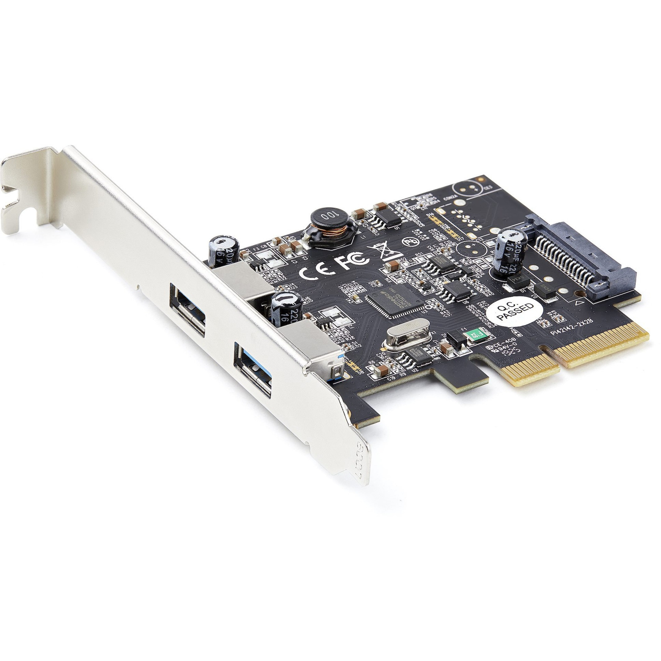 Startech .com 2-Port USB PCIe Card 10Gbps/portUSB 3.1/3.2 Gen 2 Type-A PCI Express x2 Host Controller Expansion CardWindows/Linux -... PEXUSB312A3 - Armor