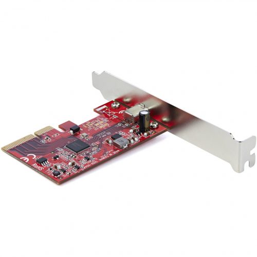 Startech .com USB 3.2 Gen 2×2 PCIe CardUSB-C 20Gbps PCI Express 3.0 x4 ControllerUSB Type-C Add-On PCIe Expansion Card -Windows/Linux -… PEXUSB321C