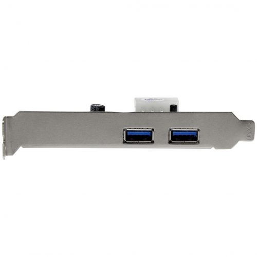 Startech .com 2 Port PCI Express (PCIe) SuperSpeed USB 3.0 Card Adapter with UASPLP4 PowerAdd 2 SuperSpeed USB 3.0 ports to your PCI Exp… PEXUSB3S25