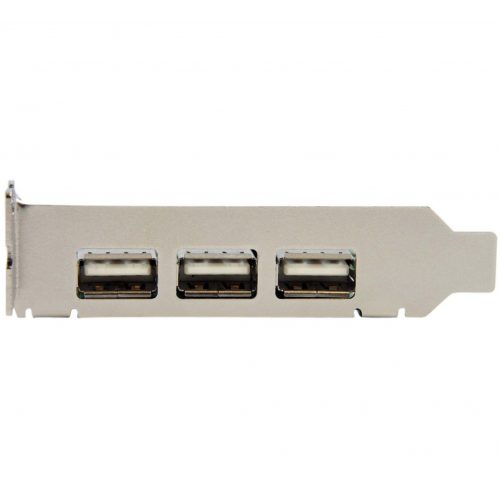 Startech .com 4-port PCI Express LP USB Adapter CardAdd 4 USB 2.0 ports to your low profile/small form factor computer through a PCI Express… PEXUSB4DP