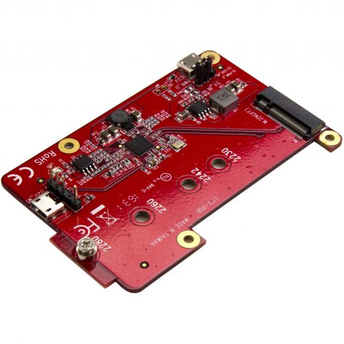 Startech .com Raspberry Pi BoardUSB 2.0 480MbpsUSB to M.2 SATA ConverterUSB to SATA Raspberry Pi SSDConnect an M.2 SATA drive to your… PIB2M21