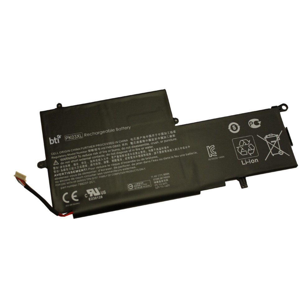 Battery Technology BTI Compatible OEM PK03XL 789116-005 PK03056XL-PL Compatible Model PRO X360 G1 PRO X360 G2 13-4001na 13-4050na 13-4104na 13-4105ns… PK03XL-BTI