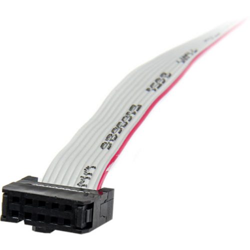 Startech .com 1 Port 16in DB9 Serial Port Bracket to 10 Pin HeaderLow Profile1 x DB-9 Male Serial1 x IDC FemaleGray PLATE9M16LP