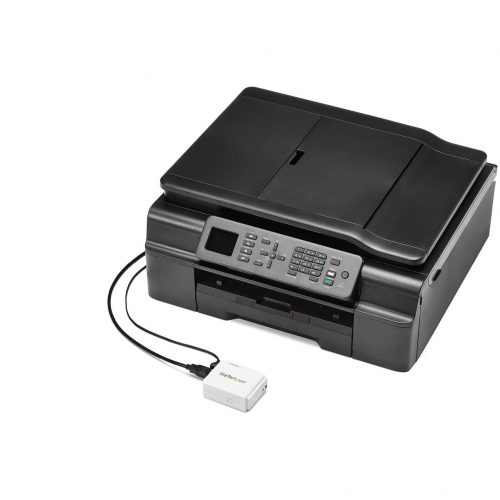 Startech .com 1 Port USB Wireless N Network Print Server with 10/100 Mbps Ethernet Port802.11 b/g/nShare a standard USB printer with multi… PM1115UW