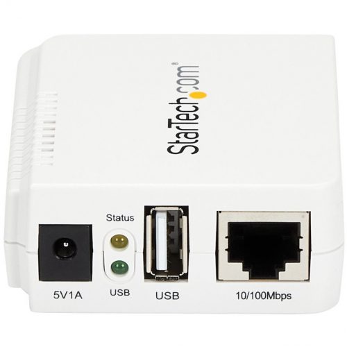Startech .com 1 Port USB Wireless N Network Print Server with 10/100 Mbps Ethernet Port802.11 b/g/nShare a standard USB printer with multi… PM1115UW