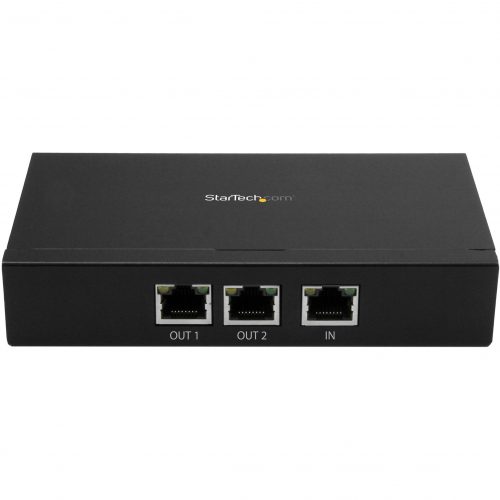Startech .com 2 Port Gigabit PoE+ Extender802.3at and 802.3af100 m (330 ft)Power over Ethernet ExtenderPoE Repeater Network Extend… POEEXT2GAT