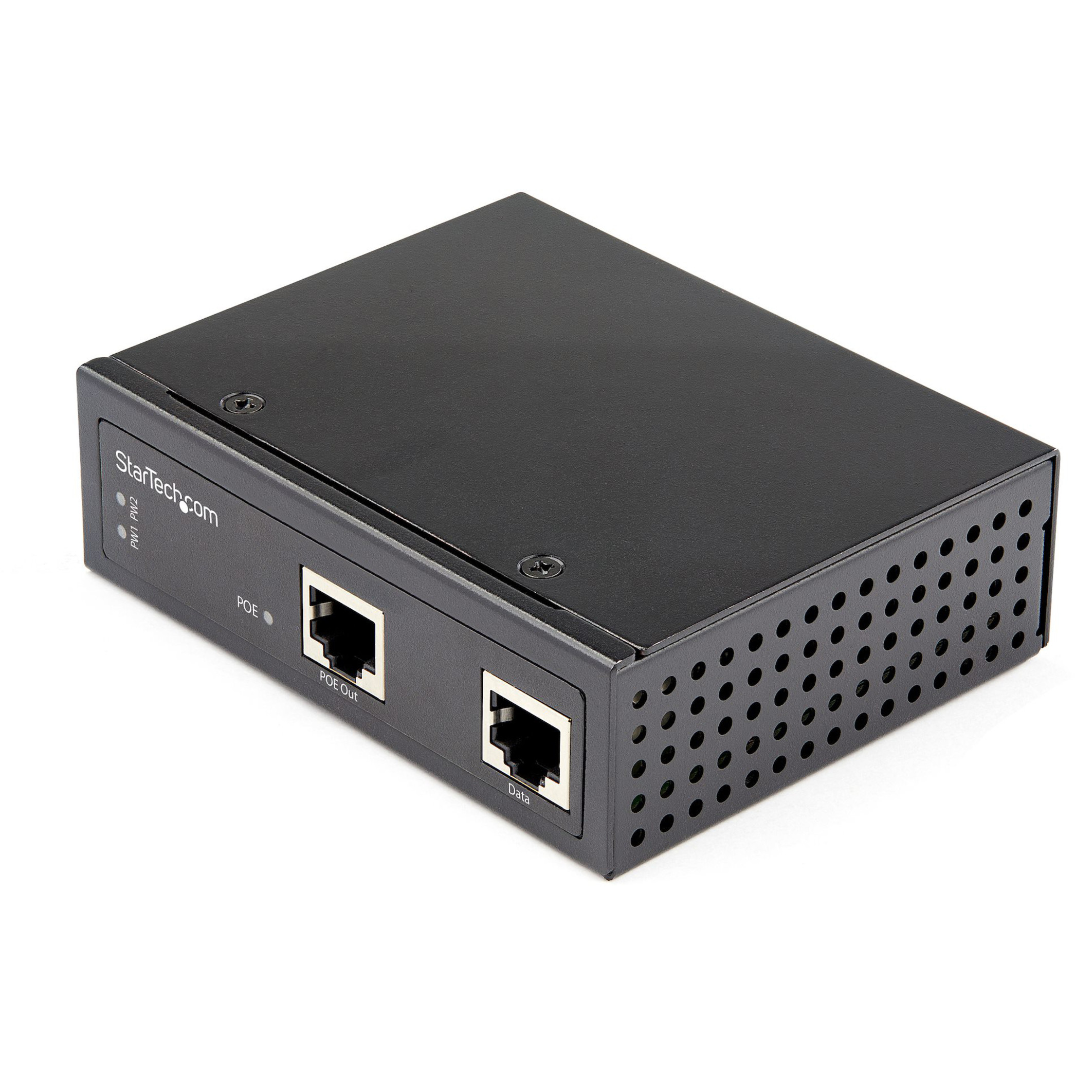 Startech .com Industrial Gigabit PoE InjectorHigh Speed 90W 802.3bt PoE++ 48V-56VDC Ultra Power Over Ethernet/UPoE Injector -40C to +75C -… POEINJ1G90W