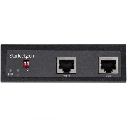 Startech .com Industrial Gigabit PoE Splitter90W Power over Ethernet PoE++ Splitter12-48V DC Splitter 802.3bt Ultra PoE -40C to +75C -… POESLT1G48V