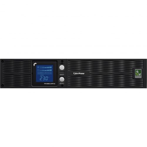 Cyber Power PR1000ELCDRT2U Smart App Sinewave UPS Systems1000VA/900W, 230 VAC, IEC-320 C14, 2U, Rack / Tower, Sine Wave, 8 Outlets, LCD… PR1000ELCDRT2U