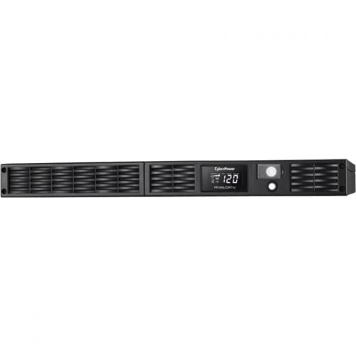 Cyber Power PR1000LCDRT1U Smart App Sinewave UPS Systems1000VA/800W, 120 VAC, NEMA 5-15P, 1U, Rack / Tower, Sine Wave, 7 Outlets, LCD, P… PR1000LCDRT1U