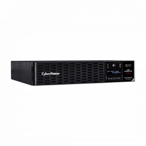 Cyber Power PR1000RT2U New Smart App Sinewave UPS Systems1000VA/1000W, 120 VAC, NEMA 5-15P, 2U, Rack / Tower, Sine Wave, 8 Outlets, LCD, Po… PR1000RT2U