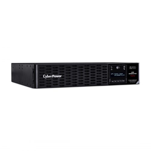 Cyber Power PR1000RTXL2U New Smart App Sinewave UPS Systems1000VA/1000W, 120 VAC, NEMA 5-15P, 2U, Rack / Tower, Sine Wave, 8 Outlets, LCD… PR1000RTXL2U