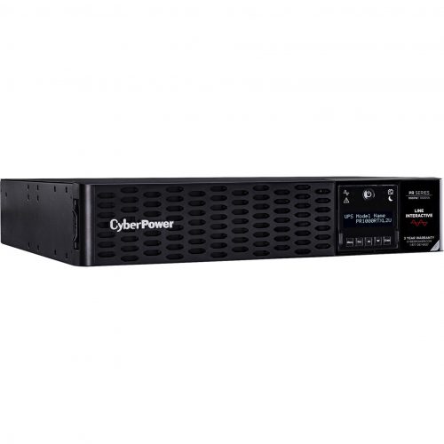 Cyber Power PR1000RTXL2U New Smart App Sinewave UPS Systems1000VA/1000W, 120 VAC, NEMA 5-15P, 2U, Rack / Tower, Sine Wave, 8 Outlets, LCD… PR1000RTXL2U