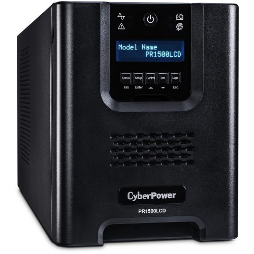 Cyber Power PR1500LCDN Smart App Sinewave UPS Systems1500VA/1500W, 120 VAC, NEMA 5-15P, Mini-Tower, Sine Wave, 8 Outlets, LCD, Panel&r… PR1500LCDN