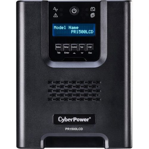 Cyber Power PR1500LCDN Smart App Sinewave UPS Systems1500VA/1500W, 120 VAC, NEMA 5-15P, Mini-Tower, Sine Wave, 8 Outlets, LCD, Panel&r… PR1500LCDN
