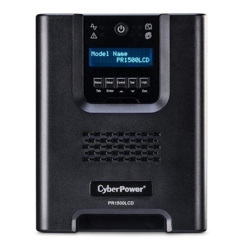 Cyber Power PR1500LCDN Smart App Sinewave UPS Systems1500VA/1500W, 120 VAC, NEMA 5-15P, Mini-Tower, Sine Wave, 8 Outlets, LCD, Panel&r… PR1500LCDN