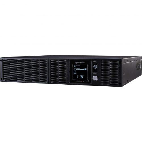 Cyber Power PR1500LCDRT2UN Smart App Sinewave UPS Systems1500VA/1350W, 120 VAC, NEMA 5-15P, 2U, Rack / Tower, Sine Wave, 8 Outlets, LCD… PR1500LCDRT2UN