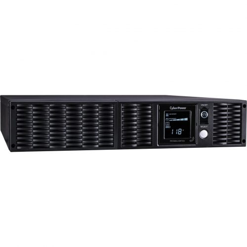 Cyber Power PR1500LCDRT2UN Smart App Sinewave UPS Systems1500VA/1350W, 120 VAC, NEMA 5-15P, 2U, Rack / Tower, Sine Wave, 8 Outlets, LCD… PR1500LCDRT2UN