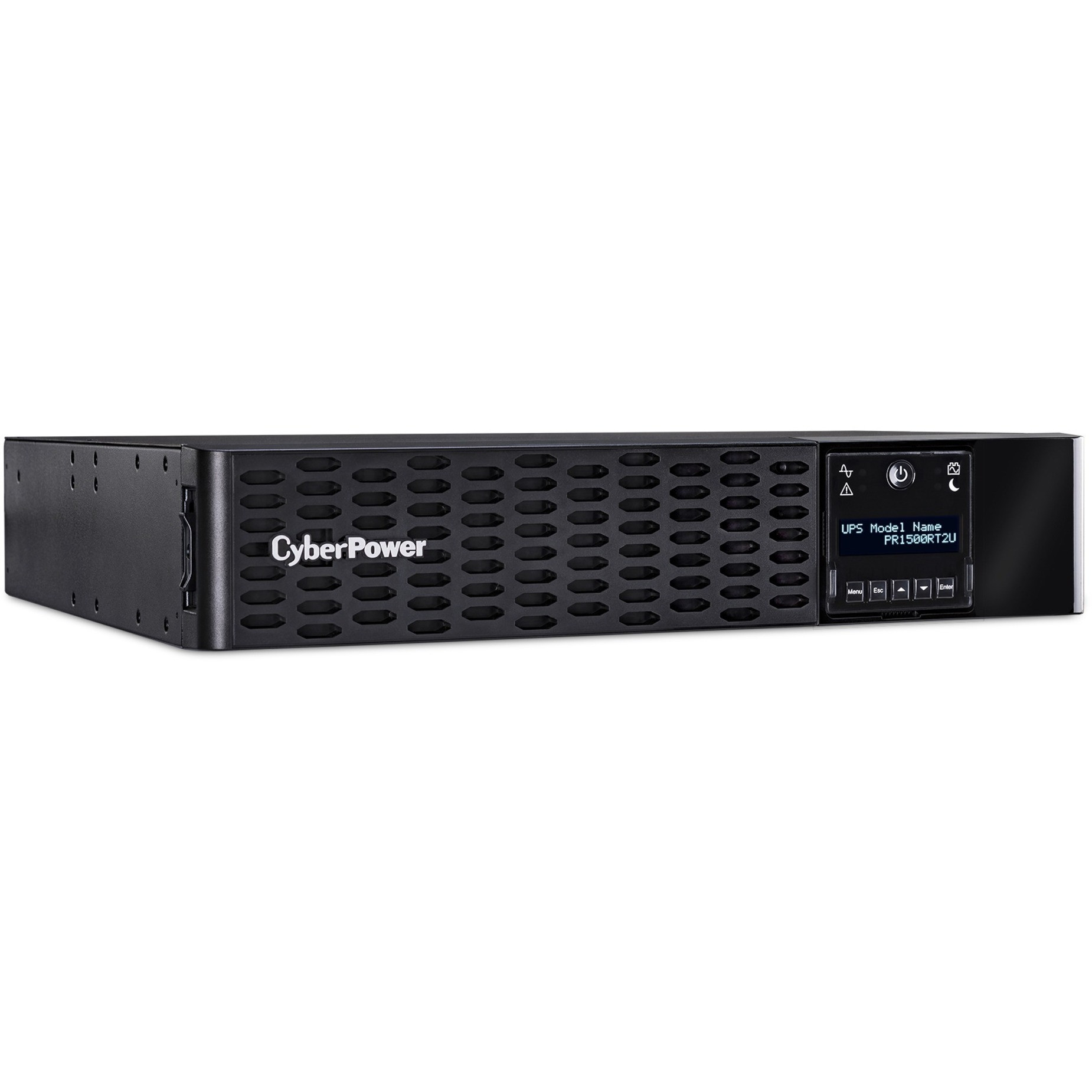 Cyber Power PR1500RT2UN New Smart App Sinewave UPS Systems1500VA/1500W, 120 VAC, NEMA 5-15P, 2U, Rack / Tower, Sine Wave, 8 Outlets, LCD,… PR1500RT2UN