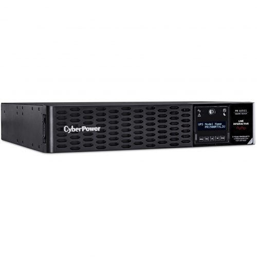 Cyber Power PR1500RTXL2UN New Smart App Sinewave UPS Systems1500VA/1500W, 120 VAC, NEMA 5-15P, 2U, Rack / Tower, Sine Wave, 8 Outlets, L… PR1500RTXL2UN