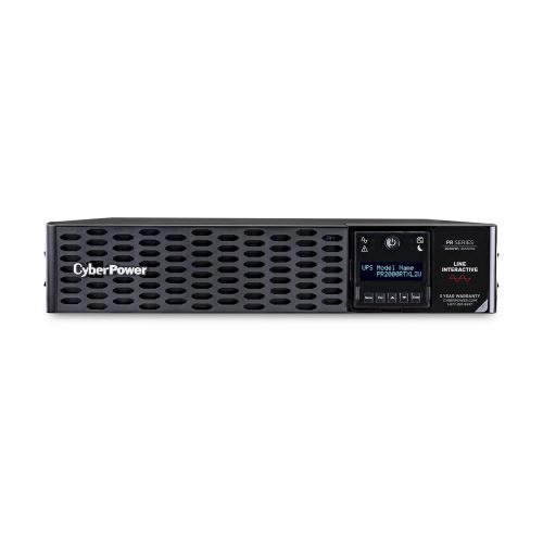 Cyber Power PR2000RTXL2UN New Smart App Sinewave UPS Systems2000VA/2000W, 120 VAC, NEMA 5-20P, 2U, Rack / Tower, Sine Wave, 8 Outlets, L… PR2000RTXL2UN