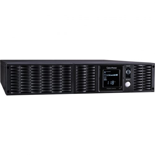 Cyber Power PR2200LCDRT2UN Smart App Sinewave UPS Systems2150VA/1980W, 120 VAC, NEMA 5-20P, 2U, Rack / Tower, Sine Wave, 8 Outlets, LCD… PR2200LCDRT2UN