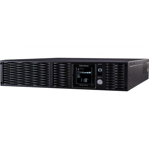 Cyber Power PR2200LCDRT2UN Smart App Sinewave UPS Systems2150VA/1980W, 120 VAC, NEMA 5-20P, 2U, Rack / Tower, Sine Wave, 8 Outlets, LCD… PR2200LCDRT2UN