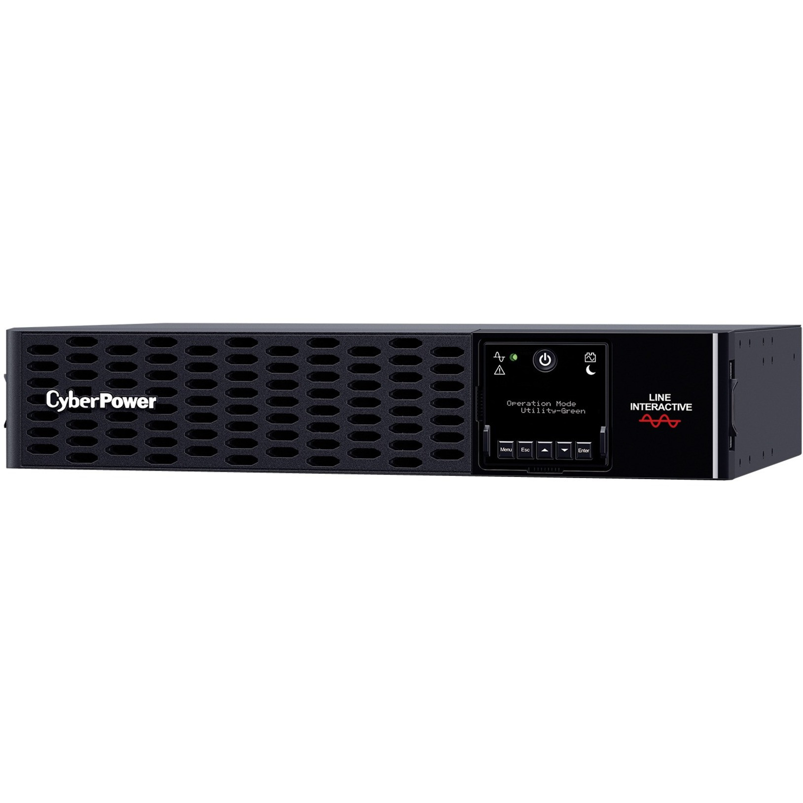 Cyber Power PR2200RT2UN New Smart App Sinewave UPS Systems2200VA/2200W, 120 VAC, NEMA L5-30P, 2U, Rack / Tower, Sine Wave, 8 Outlets, LCD,… PR2200RT2UN