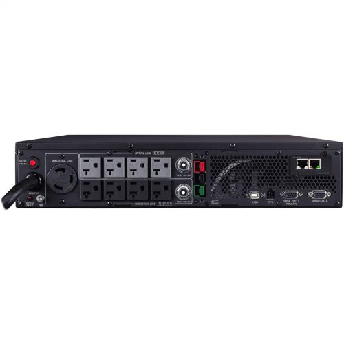 Cyber Power PR3000LCDRTXL2UN Smart App Sinewave UPS Systems3000VA/3000W, 120 VAC, NEMA L5-30P, 2U, Rack / Tower, Sine Wave, 9 Outlets… PR3000LCDRTXL2UN