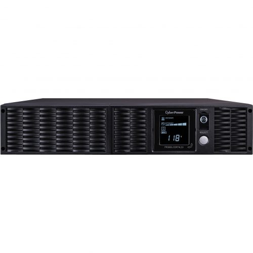 Cyber Power PR3000LCDRTXL2UTAA TAA Compliant UPS Systems3000VA/3000W, 120 VAC, NEMA L5-30P, 2U, Rack / Tower, Sine Wave, 9 Outlets,… PR3000LCDRTXL2UTAA