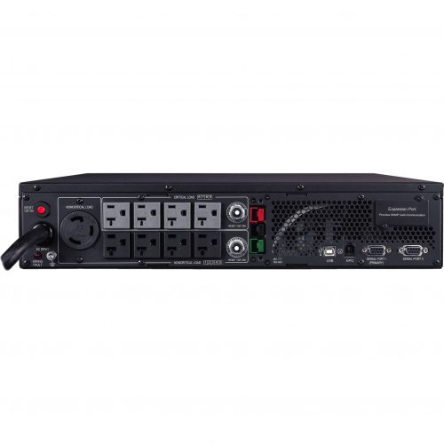 Cyber Power PR3000LCDRTXL2UTAA TAA Compliant UPS Systems3000VA/3000W, 120 VAC, NEMA L5-30P, 2U, Rack / Tower, Sine Wave, 9 Outlets,… PR3000LCDRTXL2UTAA