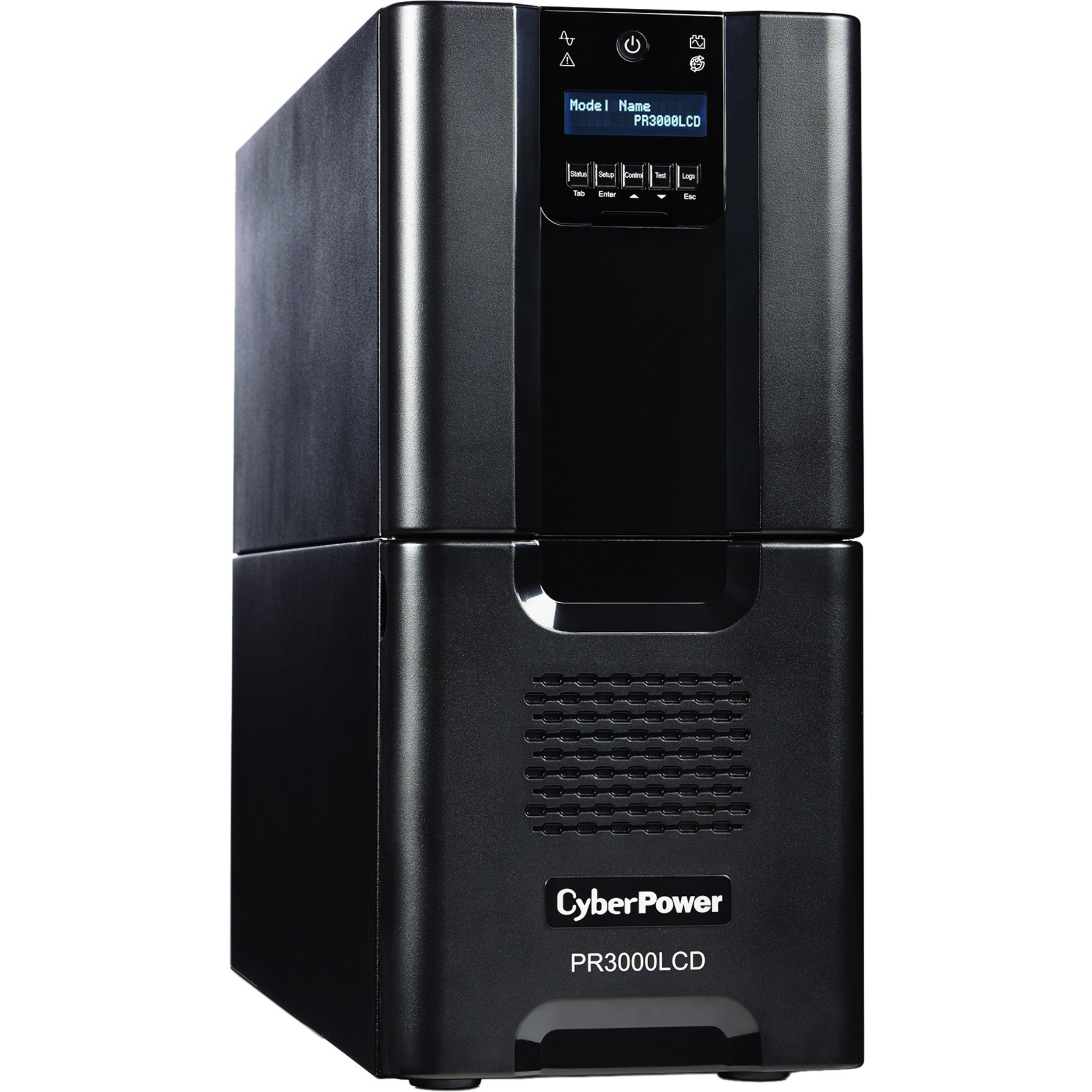 Cyber Power PR3000LCD Smart App Sinewave UPS Systems3000VA/2700W, 120 VAC, NEMA L5-30P, Tower, Sine Wave, 10 Outlets, LCD, Panel® B… PR3000LCD