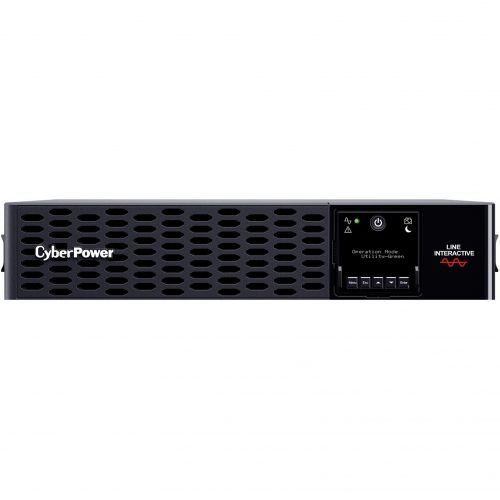 Cyber Power PR3000RT2UN New Smart App Sinewave UPS Systems3000VA/3000W, 120 VAC, NEMA L5-30P, 2U, Rack / Tower, Sine Wave, 9 Outlets, LCD,… PR3000RT2UN