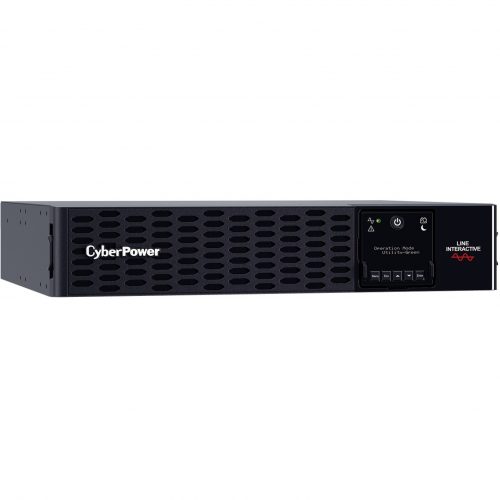 Cyber Power PR3000RT2UN New Smart App Sinewave UPS Systems3000VA/3000W, 120 VAC, NEMA L5-30P, 2U, Rack / Tower, Sine Wave, 9 Outlets, LCD,… PR3000RT2UN