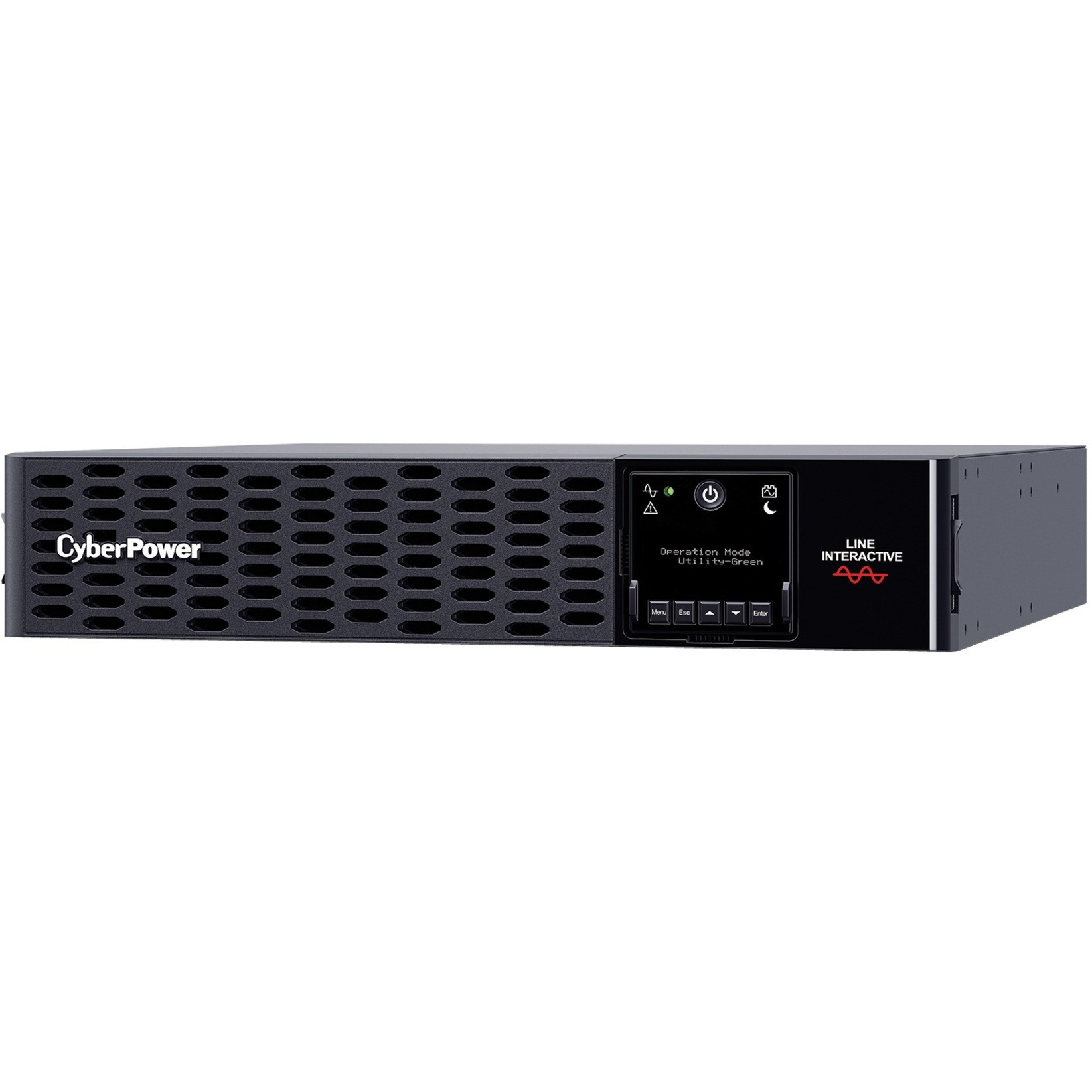 Cyber Power PR3000RTXL2UAN New Smart App Sinewave UPS Systems3000VA/3000W, 120 VAC, NEMA L5-30P, 2U, Rack / Tower, Sine Wave, 9 Outlets… PR3000RTXL2UAN