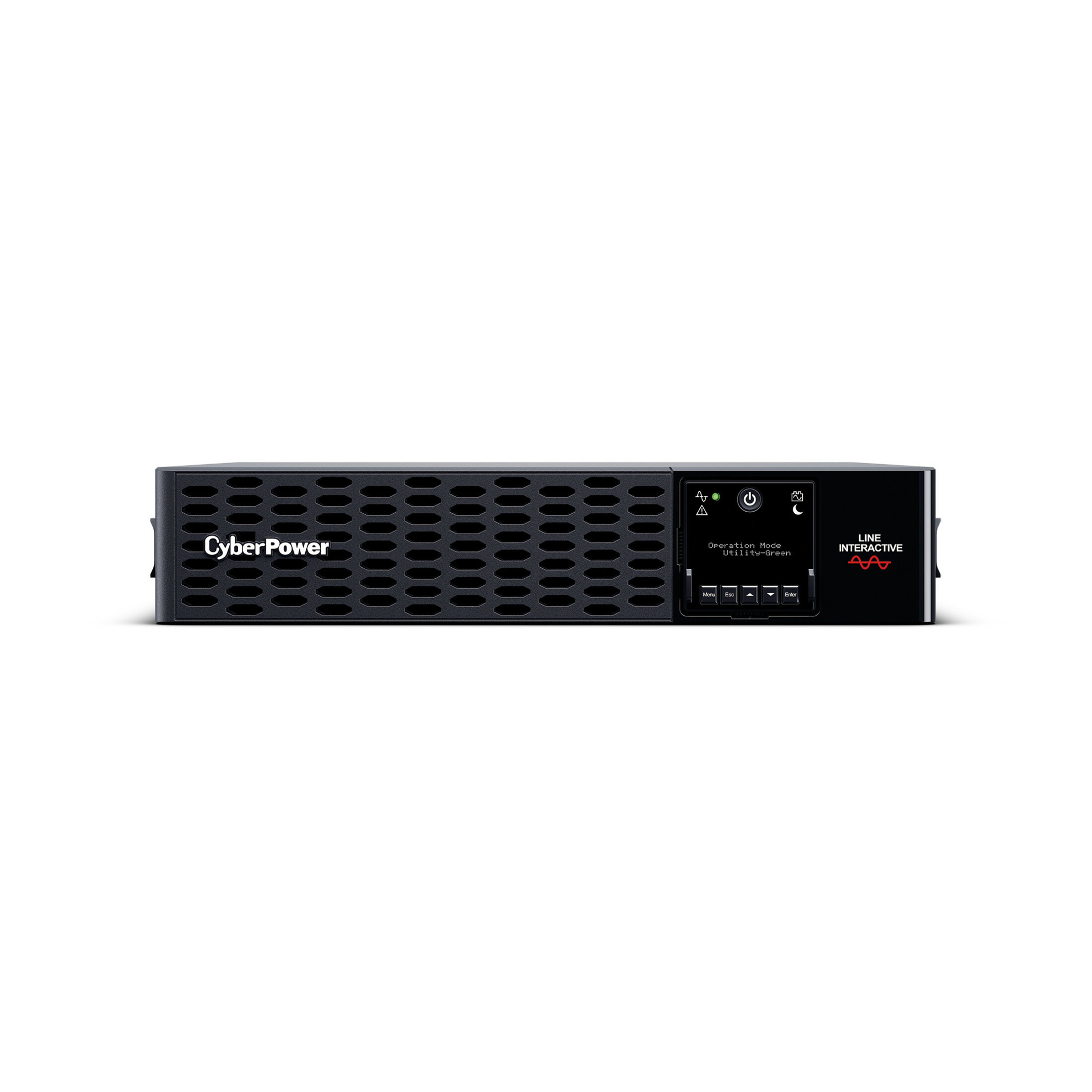 Cyber Power PR3000RTXL2UN New Smart App Sinewave UPS Systems3000VA/3000W, 120 VAC, NEMA L5-30P, 2U, Rack / Tower, Sine Wave, 9 Outlets,… PR3000RTXL2UN