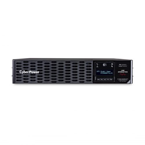 Cyber Power PR3000RTXL2U New Smart App Sinewave UPS Systems3000VA/3000W, 120 VAC, NEMA L5-30P, 2U, Rack / Tower, Sine Wave, 9 Outlets, LC… PR3000RTXL2U