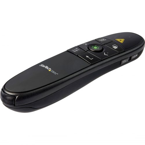 Startech .com Wireless Presentation Remote with Green Laser Pointer90 ft. (27 m)USB Presentation Clicker for Mac and WindowsBatterie… PRESREMOTEG