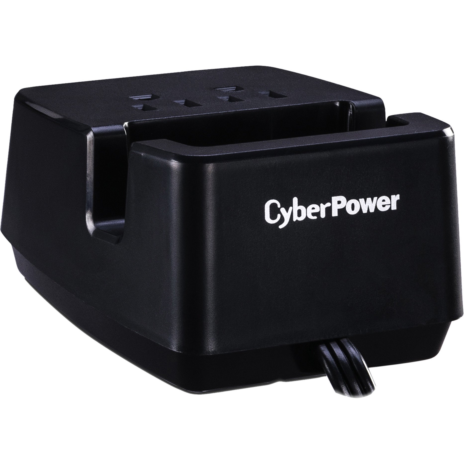 Cyber Power PS205U  Stations 2 Outlet  Station5 ft, NEMA 5-15P Plug Type, 22.1 Amps (Shared) USB, Black,  Warranty PS205U