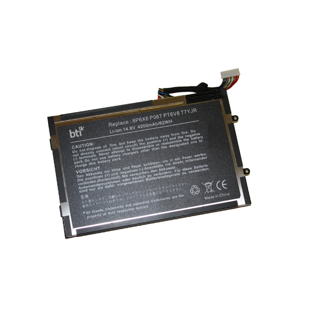Battery Technology BTI For Notebook Rechargeable4200 mAh14.80 V PT6V8-BTI