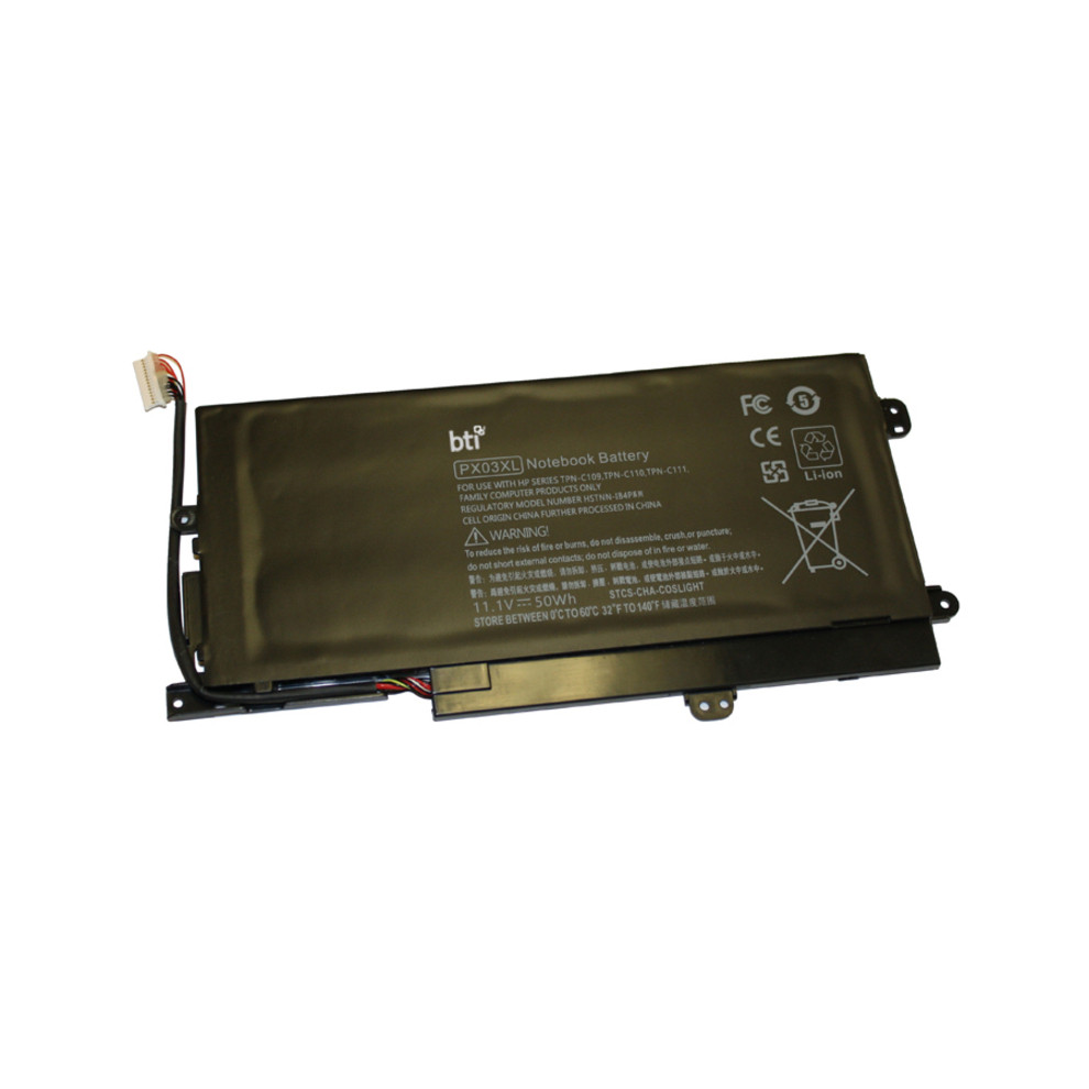 Battery Technology BTI Compatible Model ENVY 14-K004LA SLEEKBOOK ENVY 14-K008TX SLEEKBOOK ENVY 14-K026TX SLEEKBOOK ENVY 14-K030TX SLEEKBOOK ENVY 14-K1… PX03XL-BTI