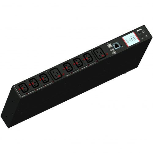 Raritan PX3-4201R-E2 PX3 8-Outlets PDUMonitoredNEMA L6-30P (2P3W)6 x U-Lock IEC 60320 C13, 2 x U-Lock IEC 60320 C19230 V ACN… PX3-4201R-E2