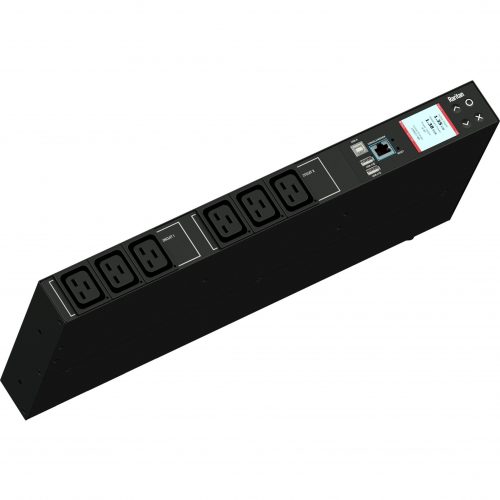 Raritan PX3 6-Outlets PDUMonitoredNEMA L6-30P (2P3W)6 x IEC 60320 C19208 V ACNetwork (RJ-45)1UHorizontalRack-mountable… PX3-5128R