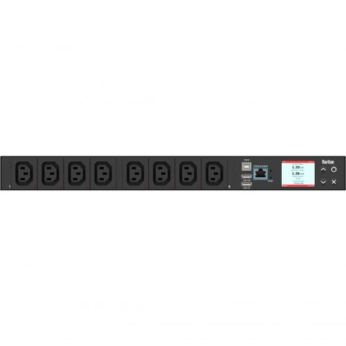 Raritan PX3-5180R-F5 8-Outlets PDUMonitoredNEMA L6-20P (2P3W)8 x IEC 60320 C13230 V ACNetwork (RJ-45)1UHorizontalRa… PX3-5180R-F5