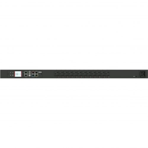 Raritan PX3-5219-N1 12-Outlet PDUMonitoredNEMA L5-20P (2P3W)12 x NEMA 5-20R120 V ACNetwork (RJ-45)0UVerticalRack-mou… PX3-5219-N1